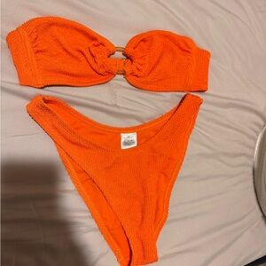 Wild Fable Neon Orange Bikini